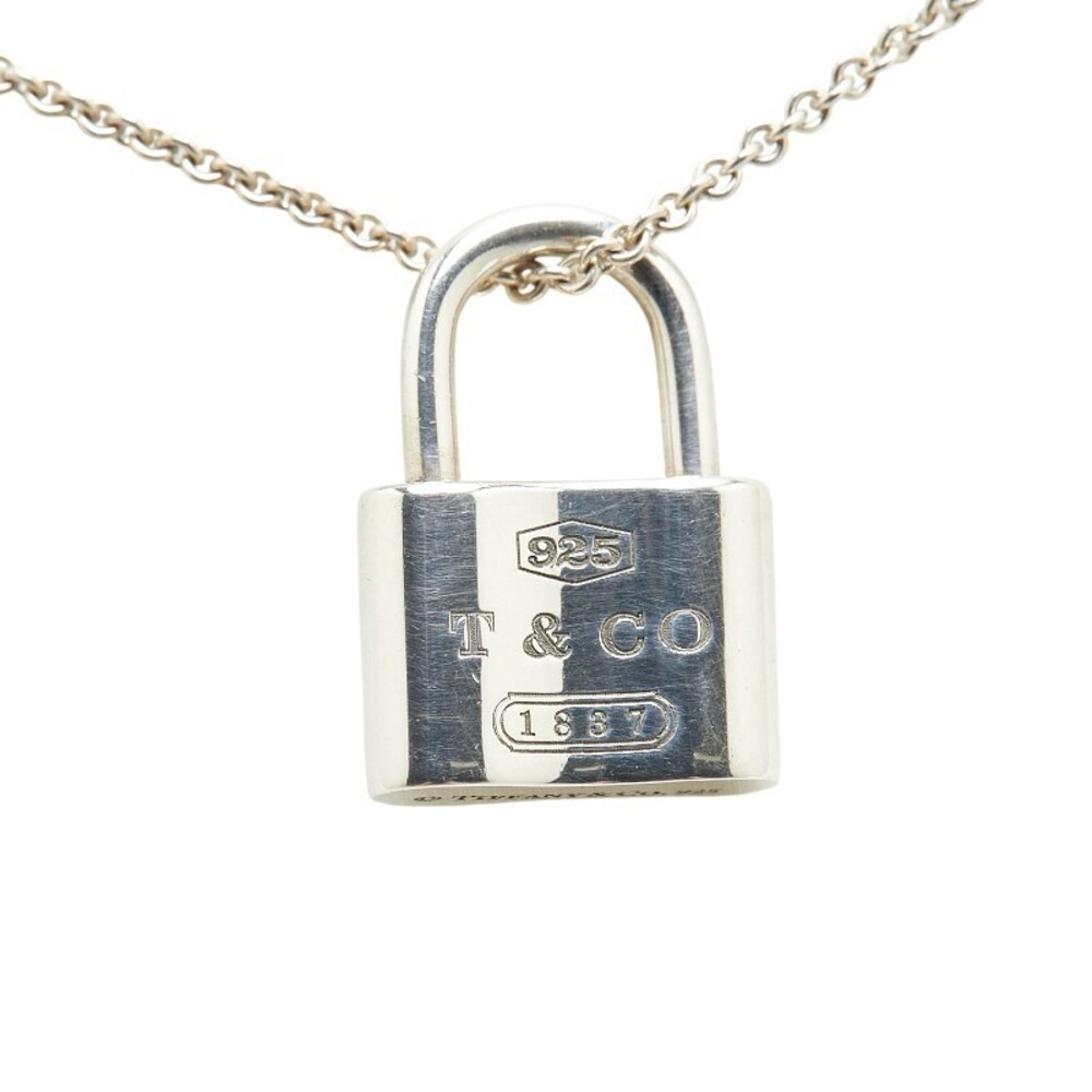 Tiffany Lock Charm Necklace Silver Co